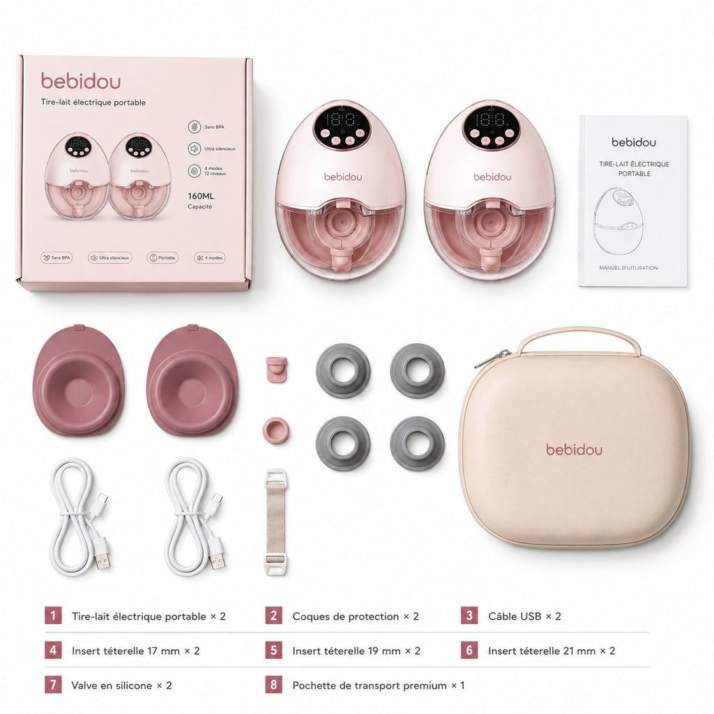 Bebidou Be'Libre™ - Tire lait mains libres solo
